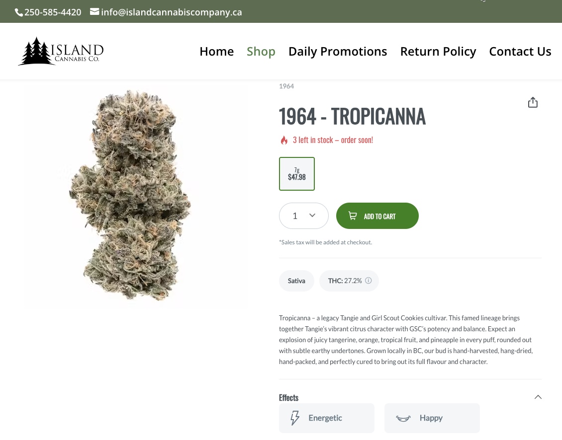 tropicana bud